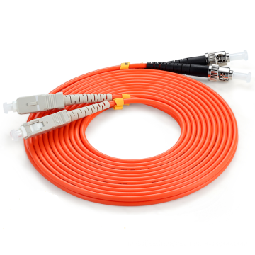 High quality fiber optical Patch cord MM Multimode duplex 2 Core SC-ST jumper 3M 5M 10M